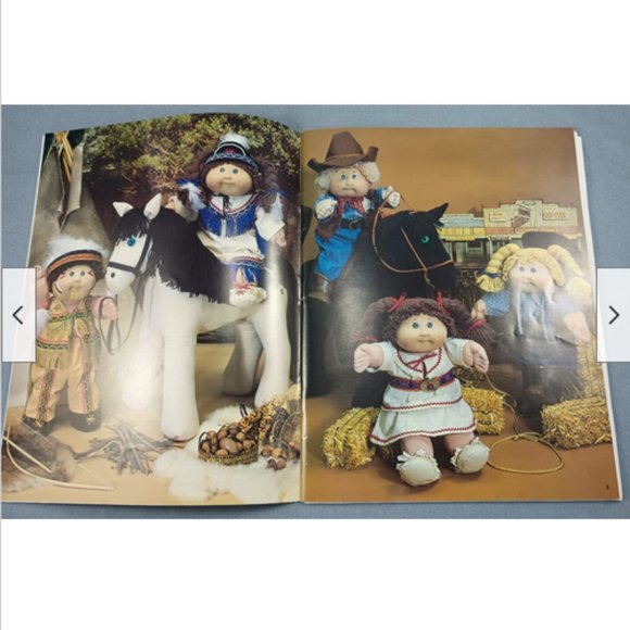UNCUT Cabbage Patch Kid Patterns Cowboy Cowgirl Indian Scout Ranger Pony Unicorn - Picture 2 of 3